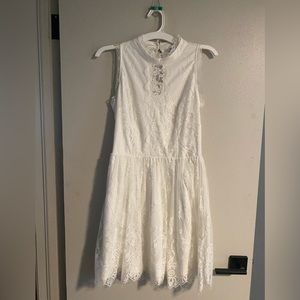 Ayla Medium White Lace Dress